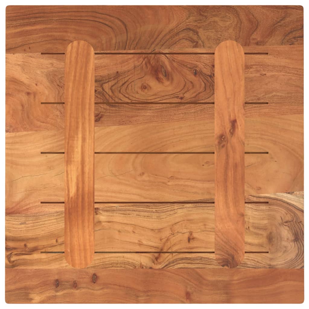 vidaXL Tischplatte 60x60x3,8 cm Quadratisch Massivholz Akazie