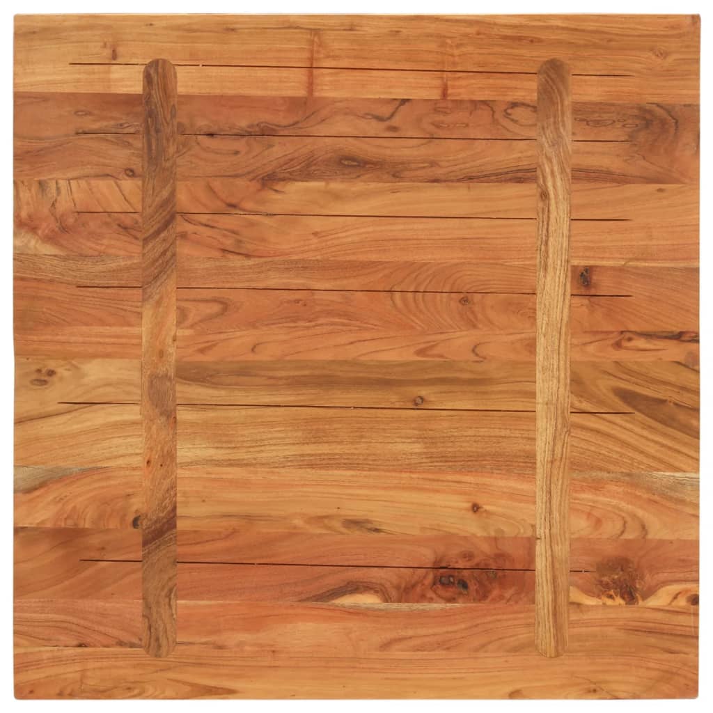 vidaXL Tischplatte 70x70x3,8 cm Quadratisch Massivholz Akazie