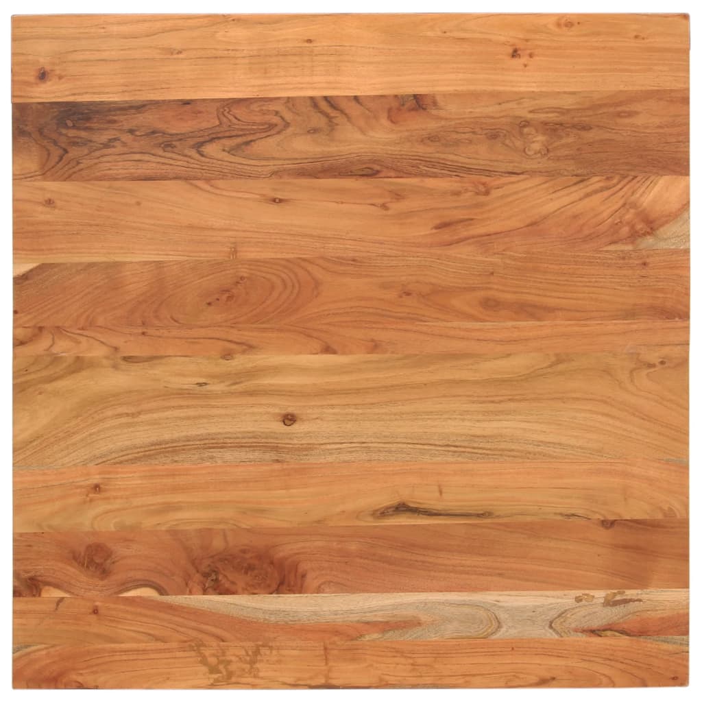 vidaXL Tischplatte 80x80x3,8 cm Quadratisch Massivholz Akazie