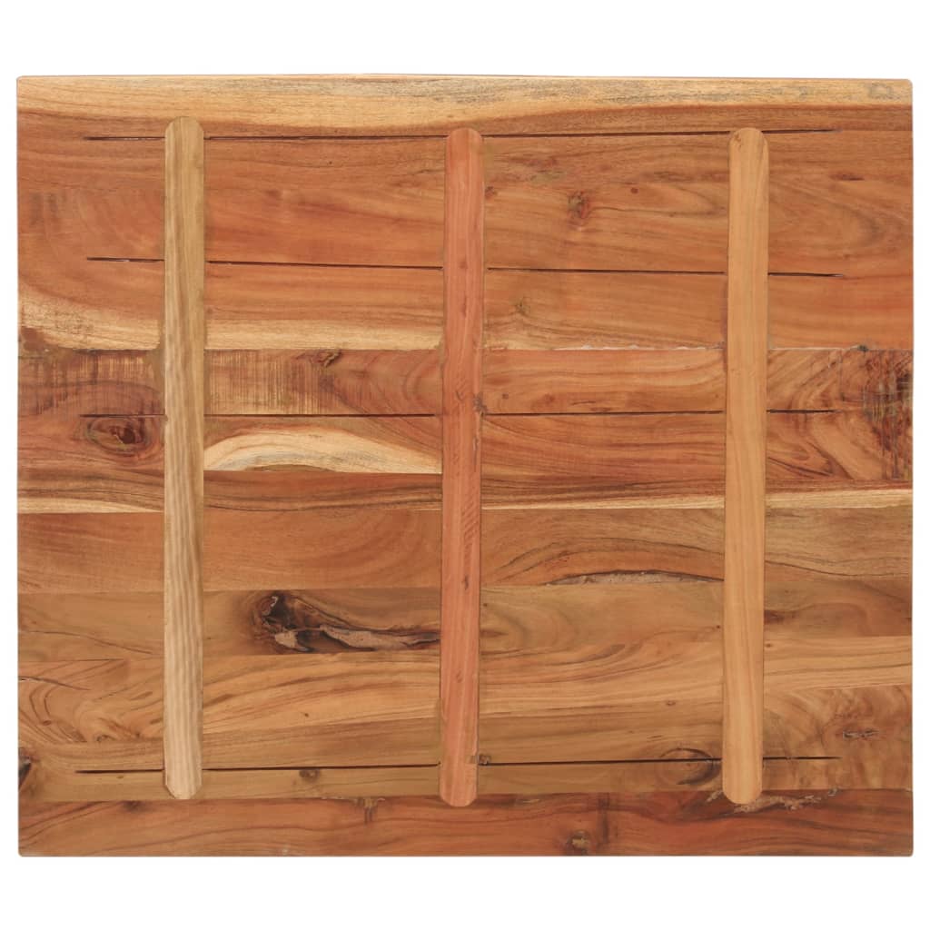 vidaXL Tischplatte 90x80x3,8 cm Rechteckig Massivholz Akazie