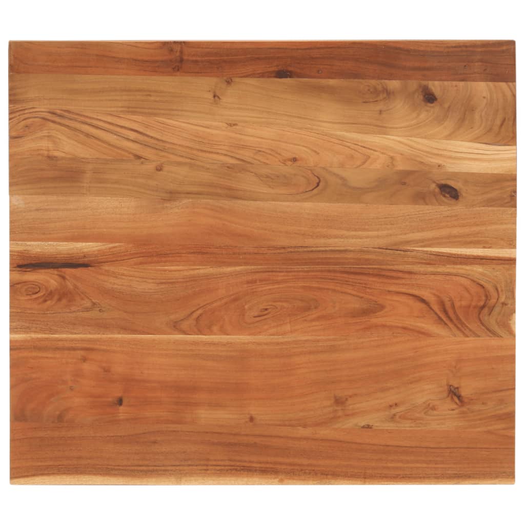 vidaXL Tischplatte 100x80x3,8 cm Rechteckig Massivholz Akazie
