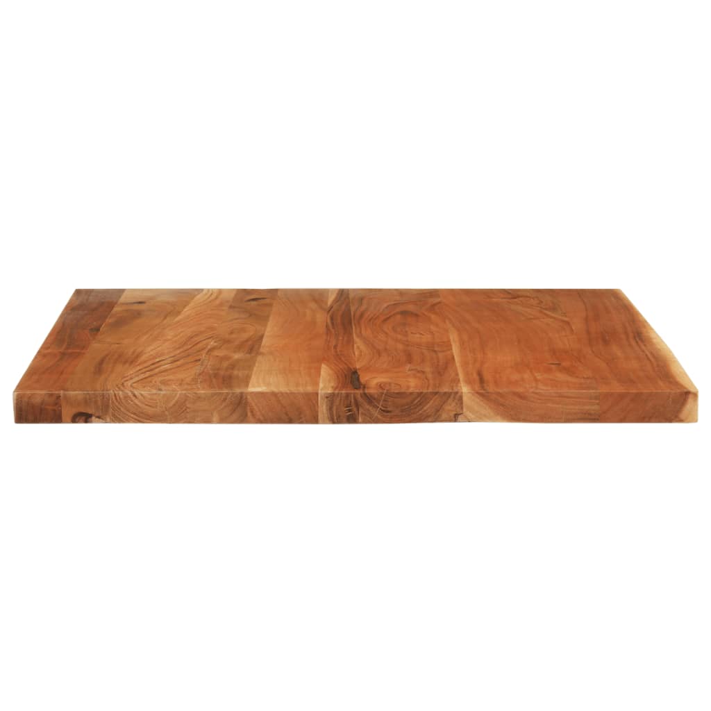 vidaXL Tischplatte 100x80x3,8 cm Rechteckig Massivholz Akazie