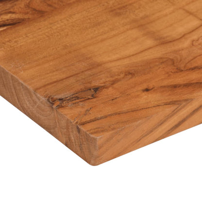 vidaXL Tischplatte 100x80x3,8 cm Rechteckig Massivholz Akazie