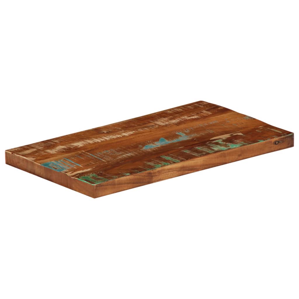 vidaXL Plateau de table 50x20x2,5 cm Rectangulaire Bois de récupération massif