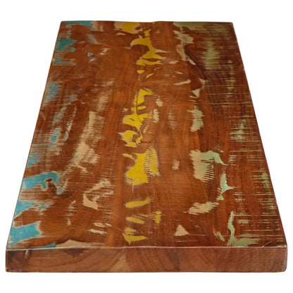 vidaXL Plateau de table 160x20x2,5 cm Rectangulaire Bois de récupération Massif