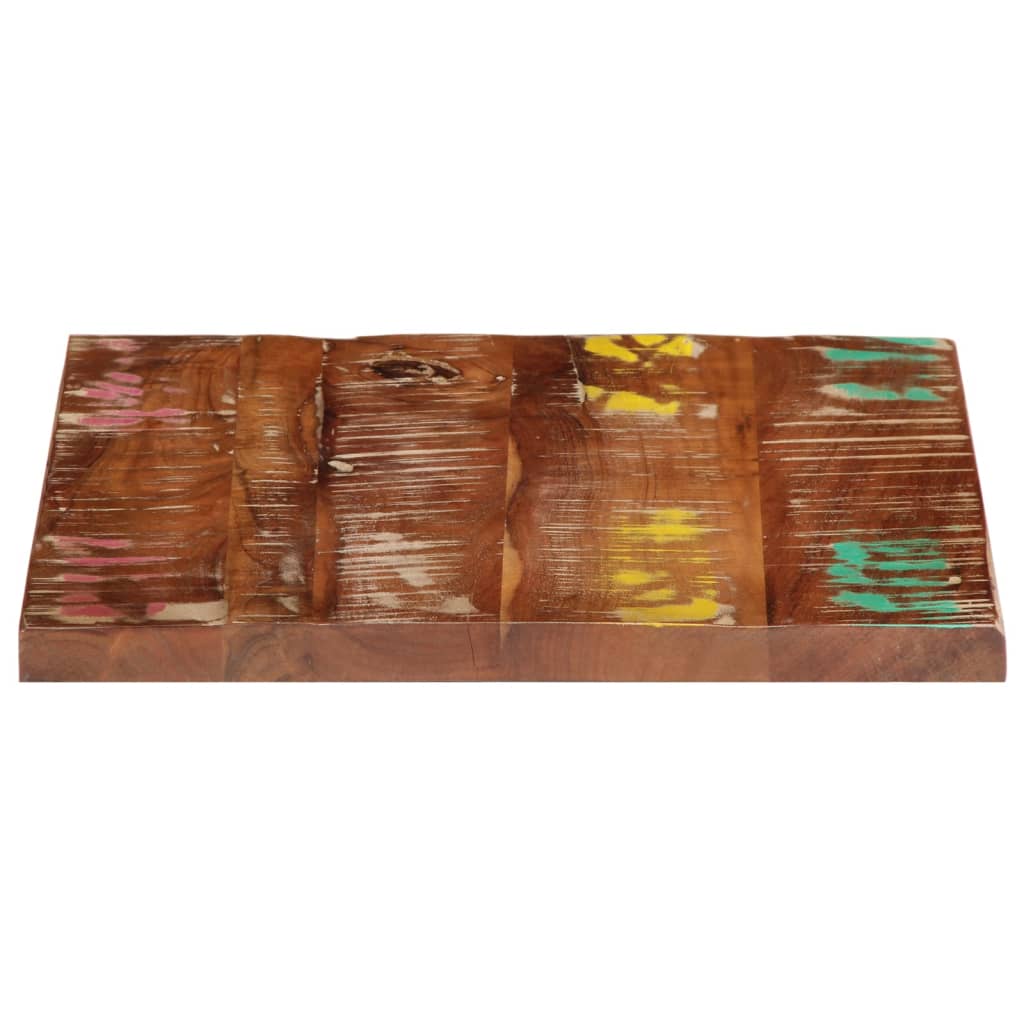 vidaXL Plateau de table 40x40x2,5 cm Carré Bois de récupération Massif