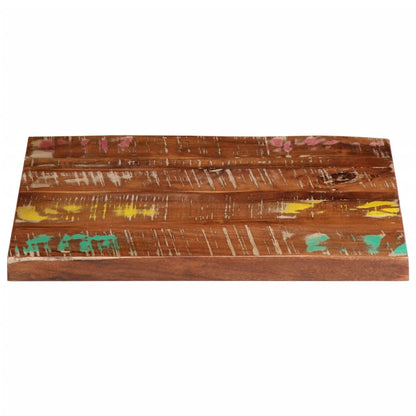 vidaXL Tischplatte 50x50x2,5 cm Quadratisch Altholz Massiv