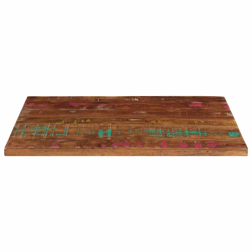 vidaXL Plateau de table 70x50x2,5 cm Rectangulaire Bois de récupération massif