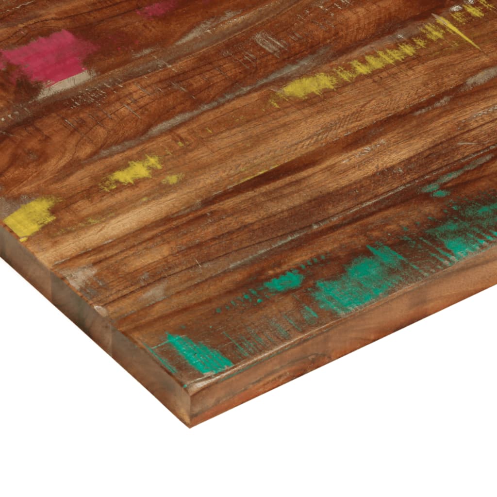 vidaXL Plateau de table 70x50x2,5 cm Rectangulaire Bois de récupération massif