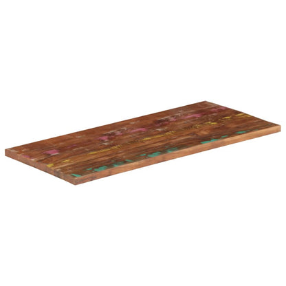 vidaXL Tischplatte 110x50x2,5 cm Rechteckig Altholz Massiv