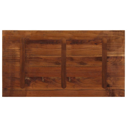 vidaXL Tischplatte 110x50x2,5 cm Rechteckig Altholz Massiv