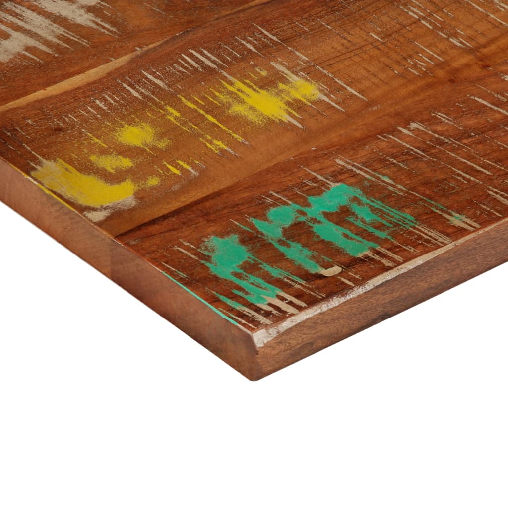 vidaXL Plateau de table 60x60x2,5 cm Carré Bois massif de récupération