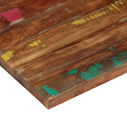 vidaXL Plateau de table 110x60x2,5 cm Rectangulaire Bois de récupération Massif