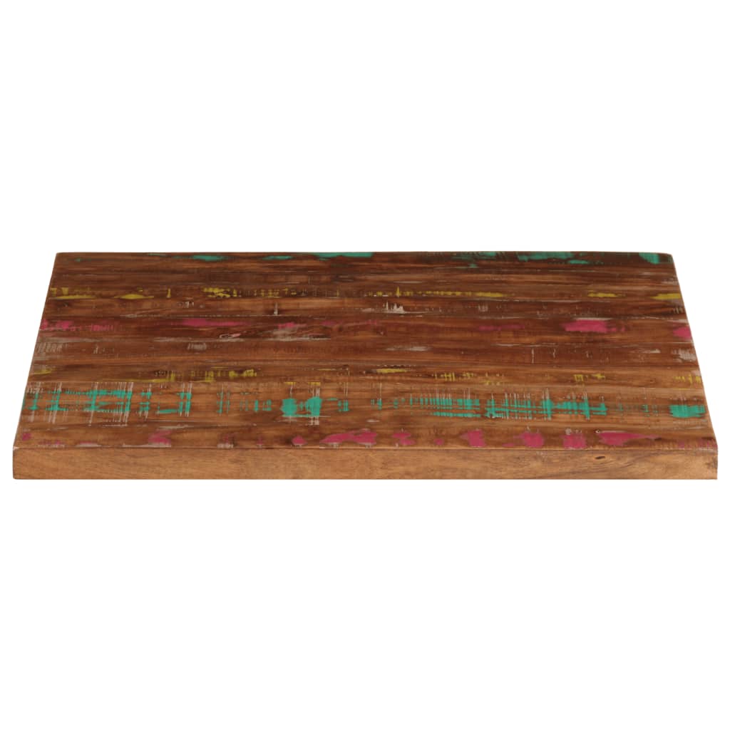 vidaXL Tischplatte 70x70x2,5 cm Quadratisch Altholz Massiv