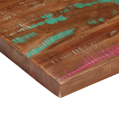 vidaXL Tischplatte 90x80x2,5 cm Rechteckig Altholz Massiv