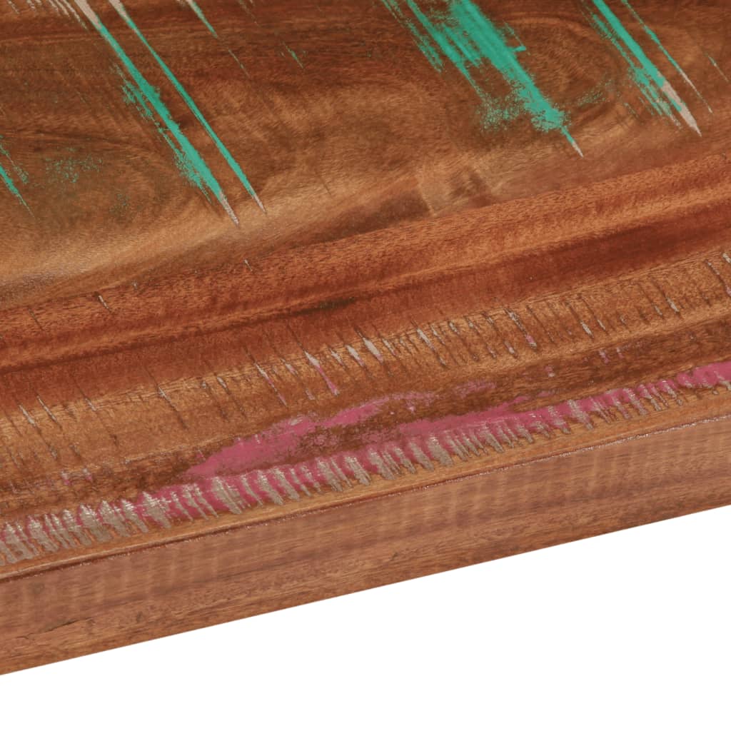 vidaXL Tischplatte 90x80x2,5 cm Rechteckig Altholz Massiv