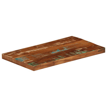 vidaXL Plateau de table 40x20x3,8 cm Rectangulaire Bois de récupération massif