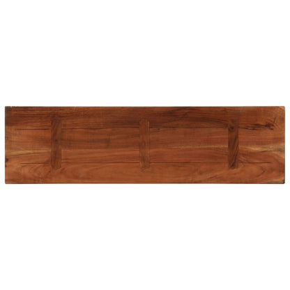 vidaXL Tischplatte 100x20x3,8 cm Rechteckig Altholz Massiv
