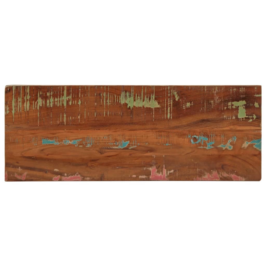vidaXL Dessus de table 70x30x3,8 cm Rectangulaire Bois de récupération massif