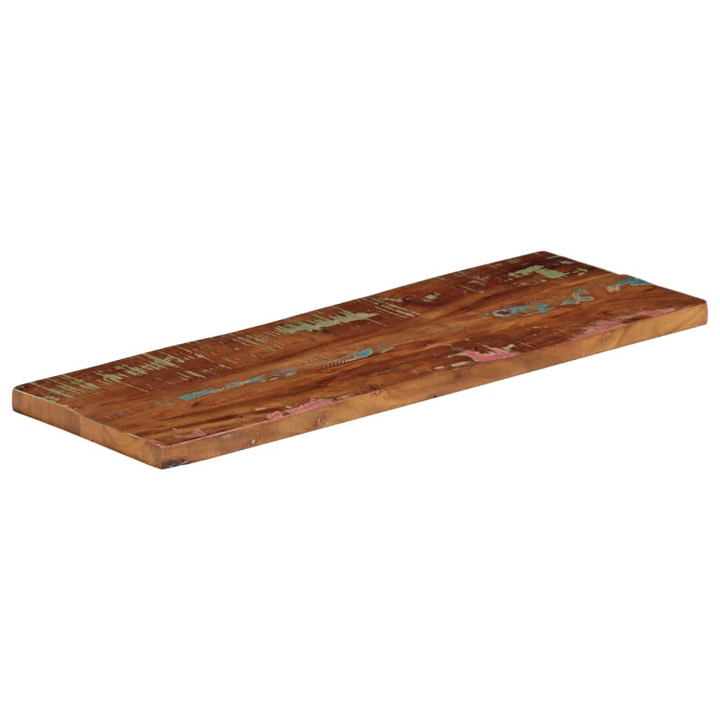 vidaXL Tischplatte 80x30x3,8 cm Rechteckig Altholz Massiv