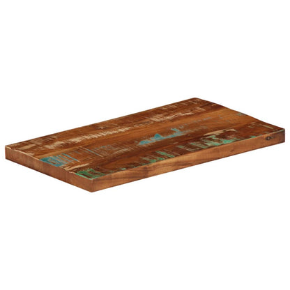 vidaXL Tischplatte 60x40x3,8 cm Rechteckig Altholz Massiv