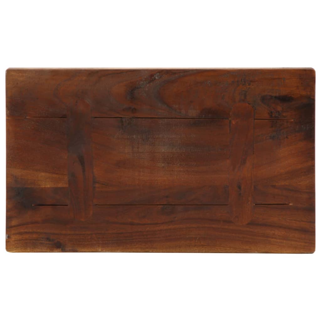 vidaXL Tischplatte 60x40x3,8 cm Rechteckig Altholz Massiv