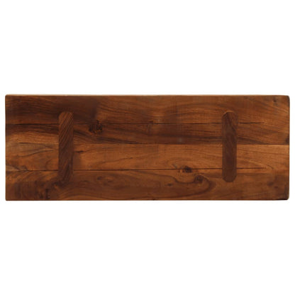vidaXL Tischplatte 70x40x3,8 cm Rechteckig Altholz Massiv