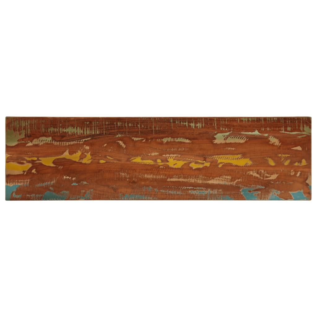 vidaXL Plateau de table 100x40x3,8 cm rectangulaire en bois de récupération massif