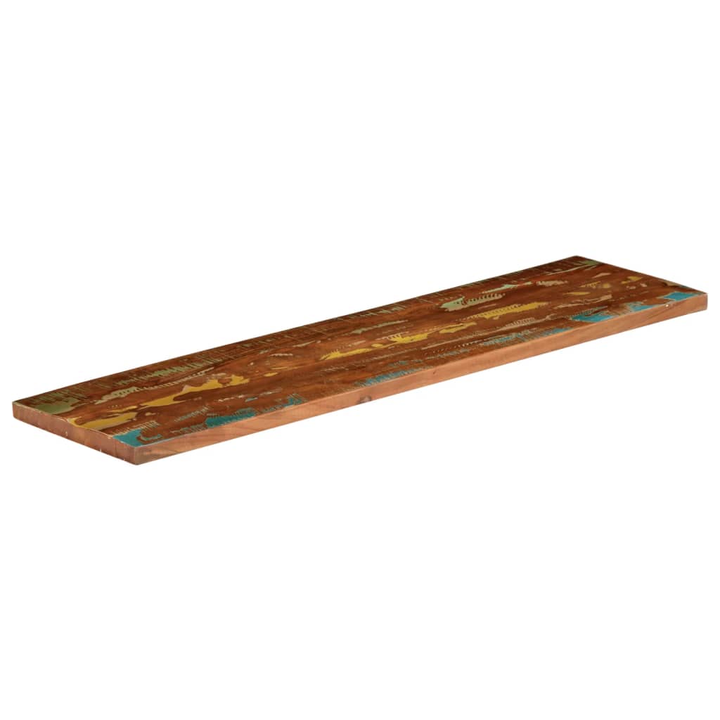 vidaXL Plateau de table 100x40x3,8 cm rectangulaire en bois de récupération massif