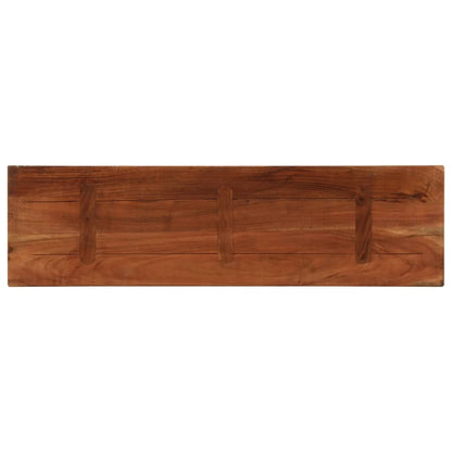 vidaXL Plateau de table 100x40x3,8 cm rectangulaire en bois de récupération massif