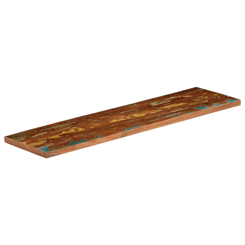 vidaXL Plateau de table 120x40x3,8 cm Rectangulaire Bois de récupération Massif