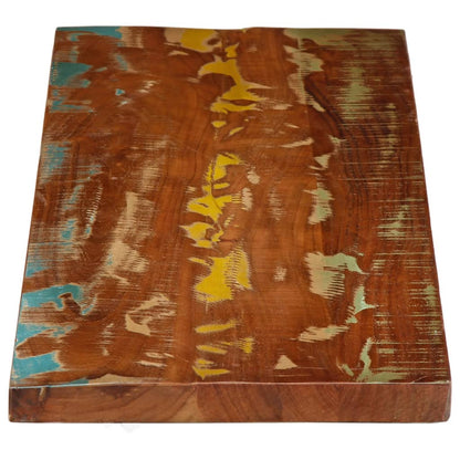 vidaXL Plateau de table 120x40x3,8 cm Rectangulaire Bois de récupération Massif