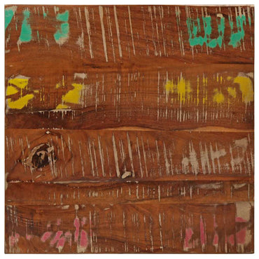 vidaXL Dessus de table 50x50x3,8 cm Carré Bois de récupération Massif