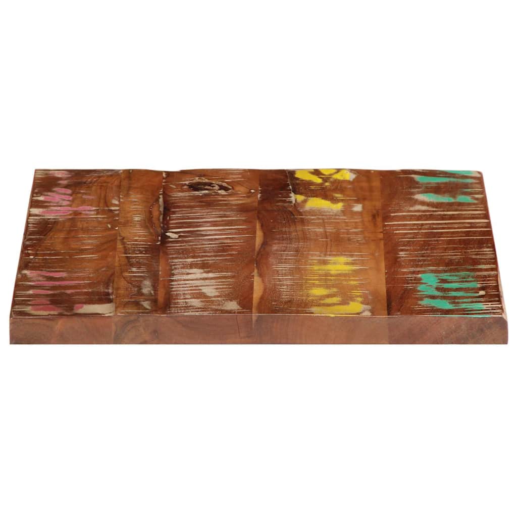vidaXL Dessus de table 50x50x3,8 cm Carré Bois de récupération Massif