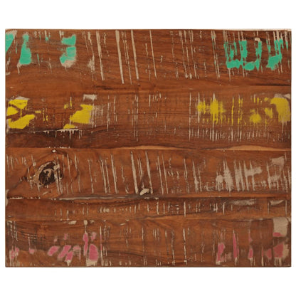 vidaXL Plateau de table 60x50x3,8 cm Rectangulaire Bois de récupération massif