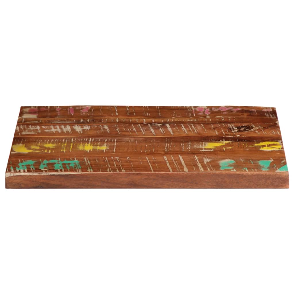 vidaXL Plateau de table 60x50x3,8 cm Rectangulaire Bois de récupération massif