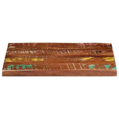 vidaXL Plateau de table 60x50x3,8 cm Rectangulaire Bois de récupération massif