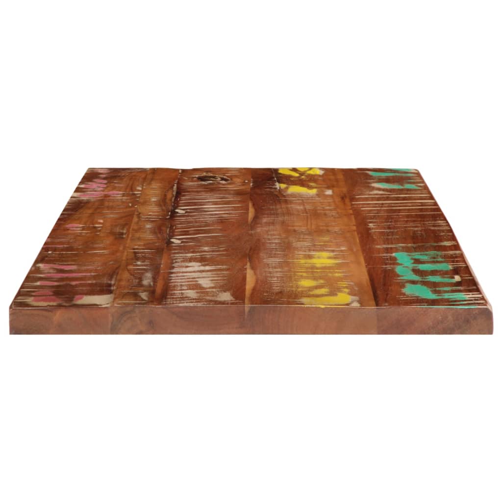 vidaXL Plateau de table 60x50x3,8 cm Rectangulaire Bois de récupération massif