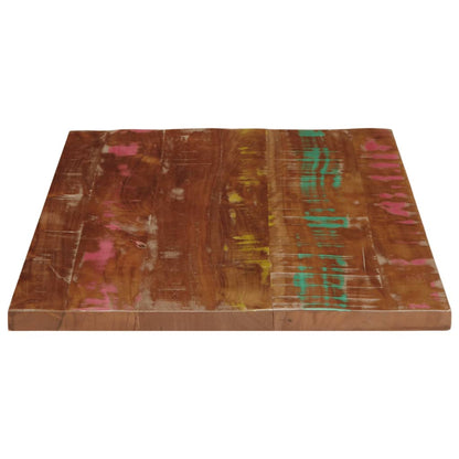 vidaXL Tischplatte 70x50x3,8 cm Rechteckig Altholz Massiv