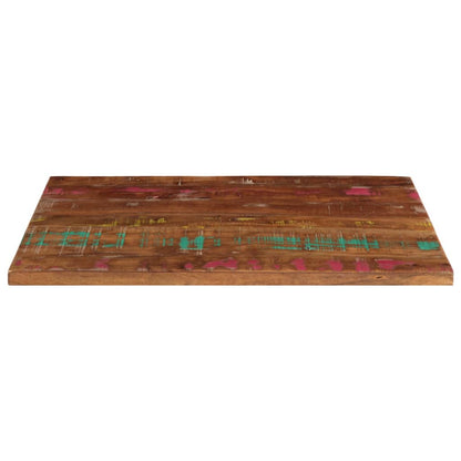 vidaXL Dessus de table 80x50x3,8 cm Rectangulaire Bois de récupération Massif
