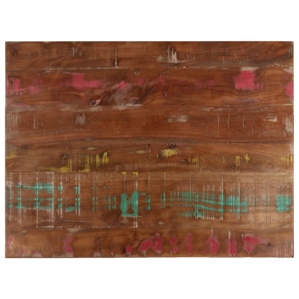 vidaXL Plateau de table 90x50x3,8 cm Rectangulaire Bois de récupération massif