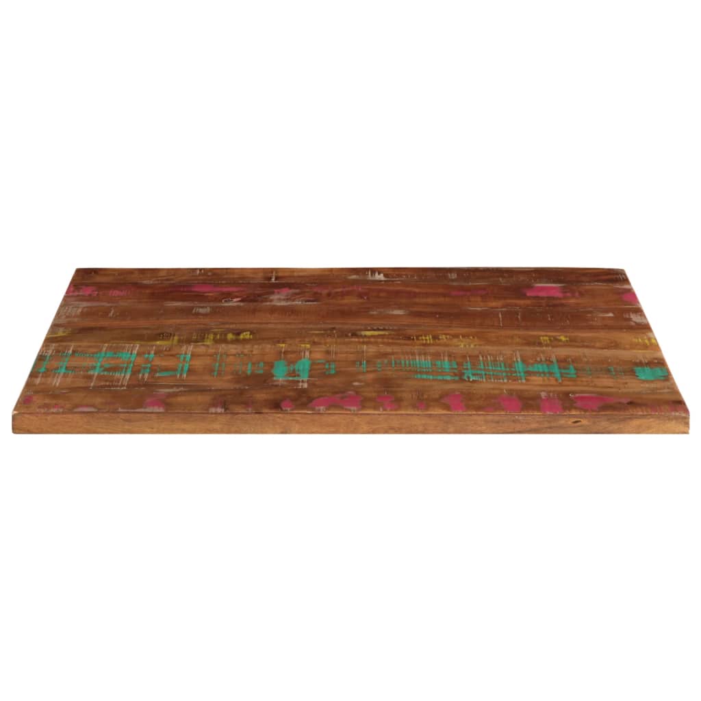 vidaXL Plateau de table 90x50x3,8 cm Rectangulaire Bois de récupération massif