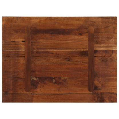 vidaXL Plateau de table 90x50x3,8 cm Rectangulaire Bois de récupération massif