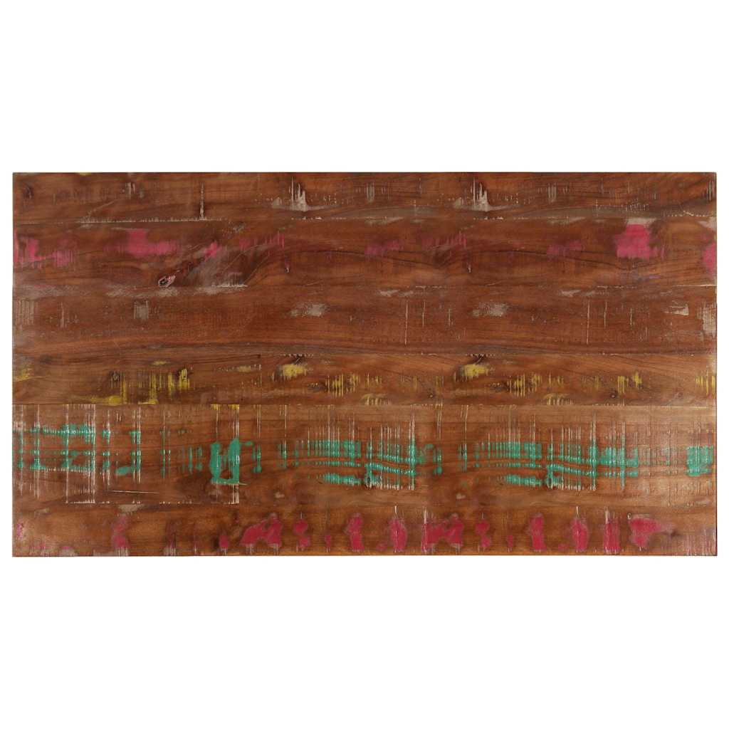 vidaXL Plateau de table 100x60x3,8 cm Rectangulaire Bois de récupération Massif