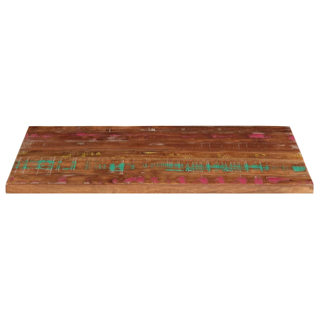 vidaXL Plateau de table 100x60x3,8 cm Rectangulaire Bois de récupération Massif