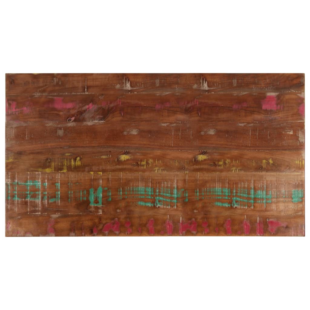 vidaXL Plateau de table 110x60x3,8 cm Rectangulaire Bois de récupération massif