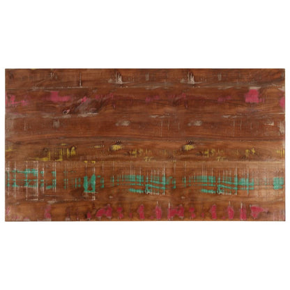 vidaXL Plateau de table 110x60x3,8 cm Rectangulaire Bois de récupération massif
