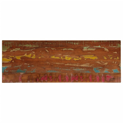 vidaXL Plateau de table 140x60x3,8 cm Rectangulaire Bois de récupération massif