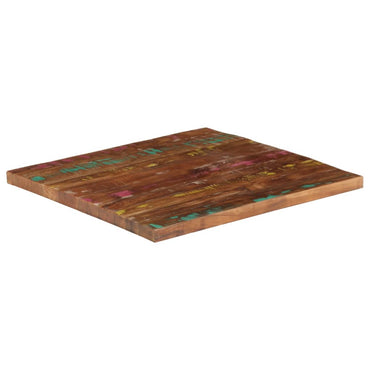 vidaXL Tischplatte 70x70x3,8 cm Quadratisch Altholz Massiv