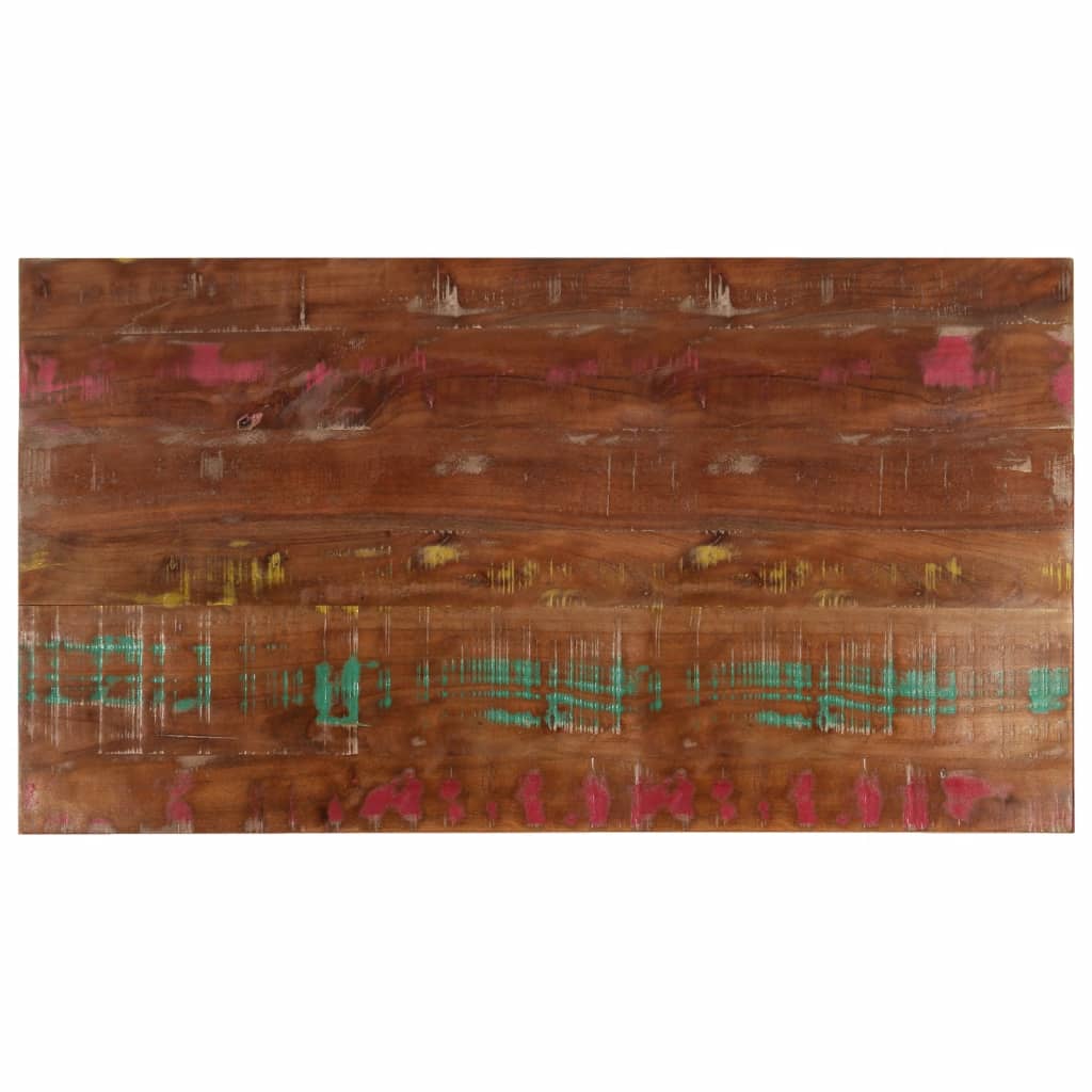 vidaXL Plateau de table 100x70x3,8 cm Rectangulaire Bois de récupération massif
